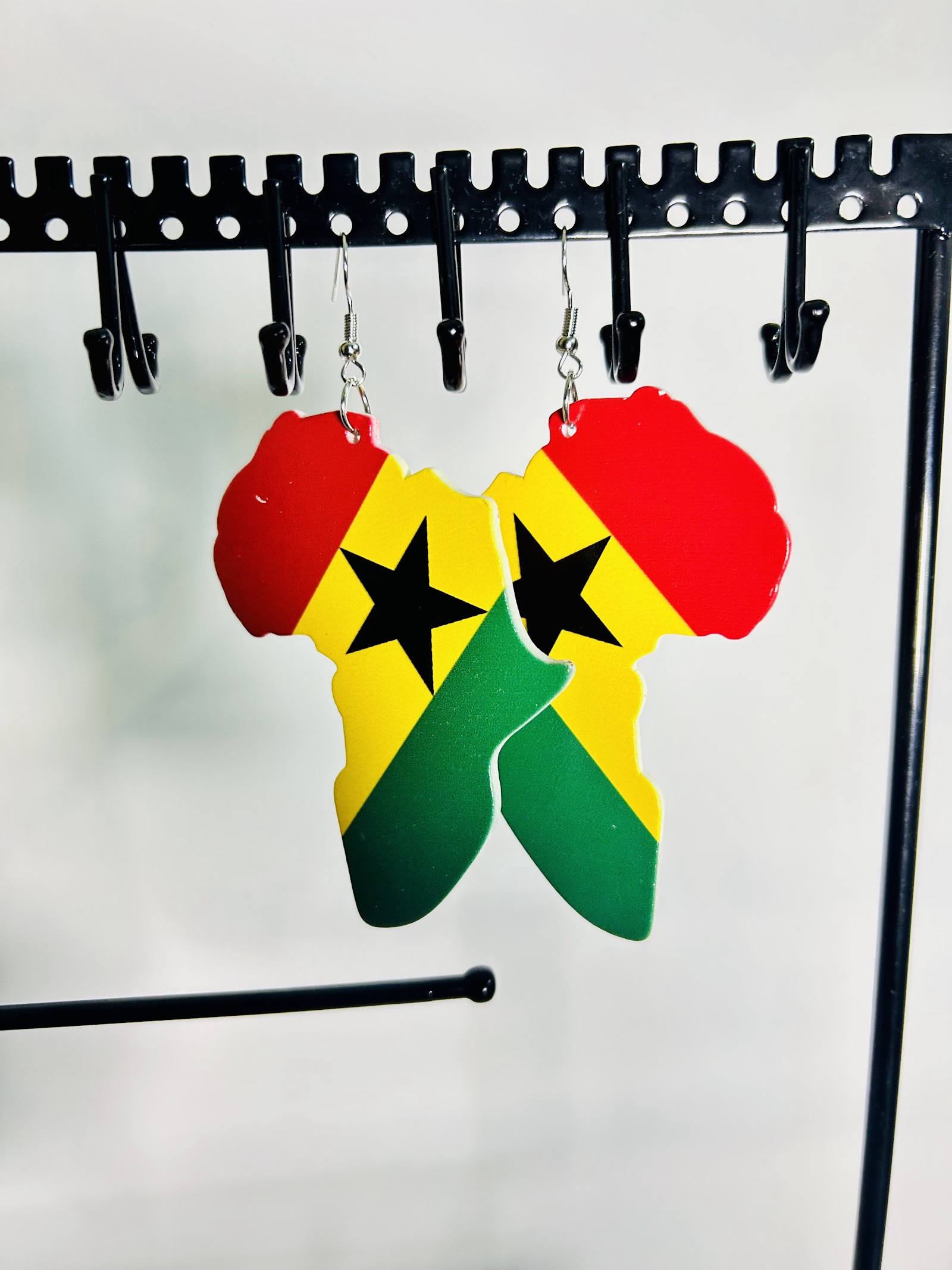 African Country-Map Earrings